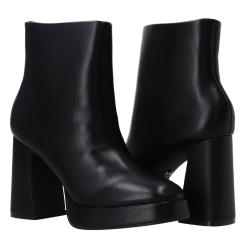 Tronchetti Tacco largo GO02 Nero