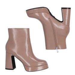 Tronchetti Tacco largo GO02 Beige