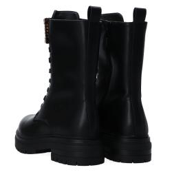 Anfibi Stringato maxi logo GR468 Nero