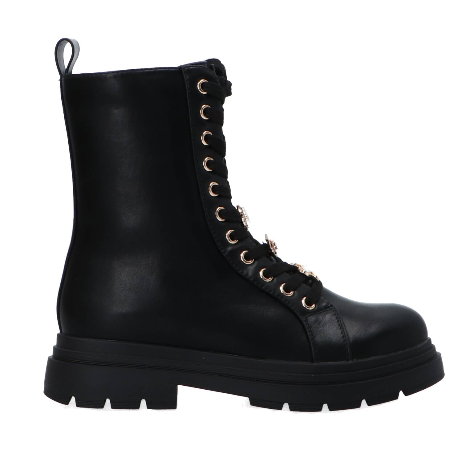 Gold&gold Anfibi Anfibi Stringato Jewels GW355 Nero