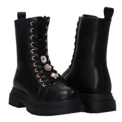 Anfibi Stringato Jewels GW355 Nero