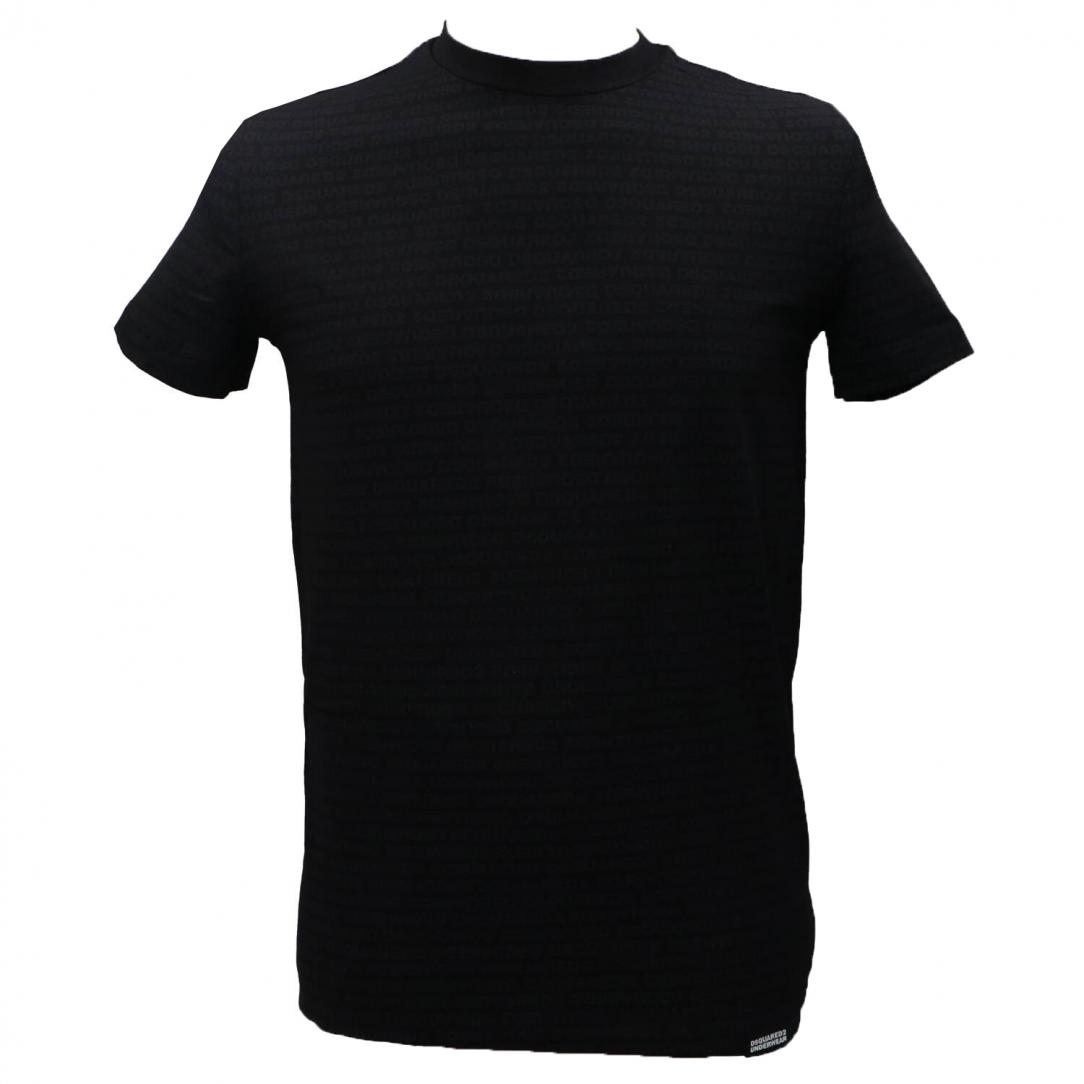 D9M20551 T-SHIRT MONOGRAM Nero 1