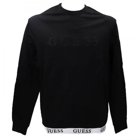 Felpe Uomo GUESS ROUND NECK Nero