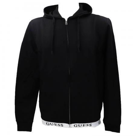 Felpe Uomo GUESS ZIP HOODIE Nero