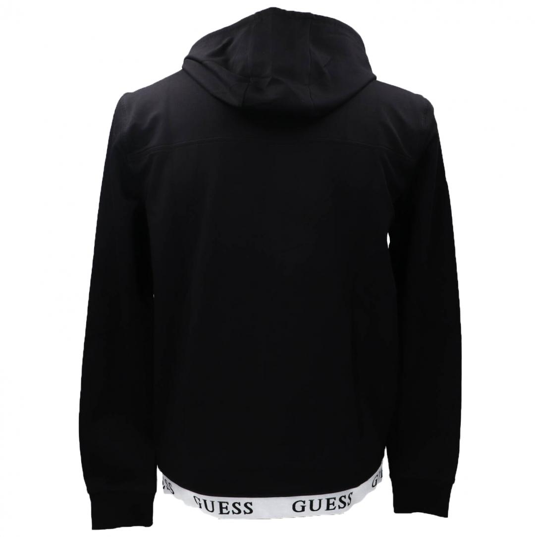 GUESS ZIP HOODIE Nero 3