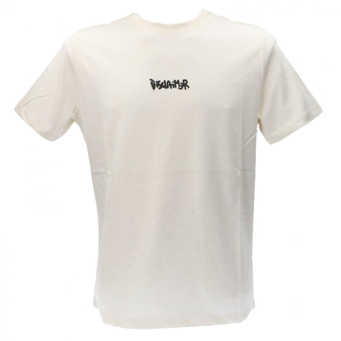 24IDS54589 T-SHIRT Bianco Latte 1