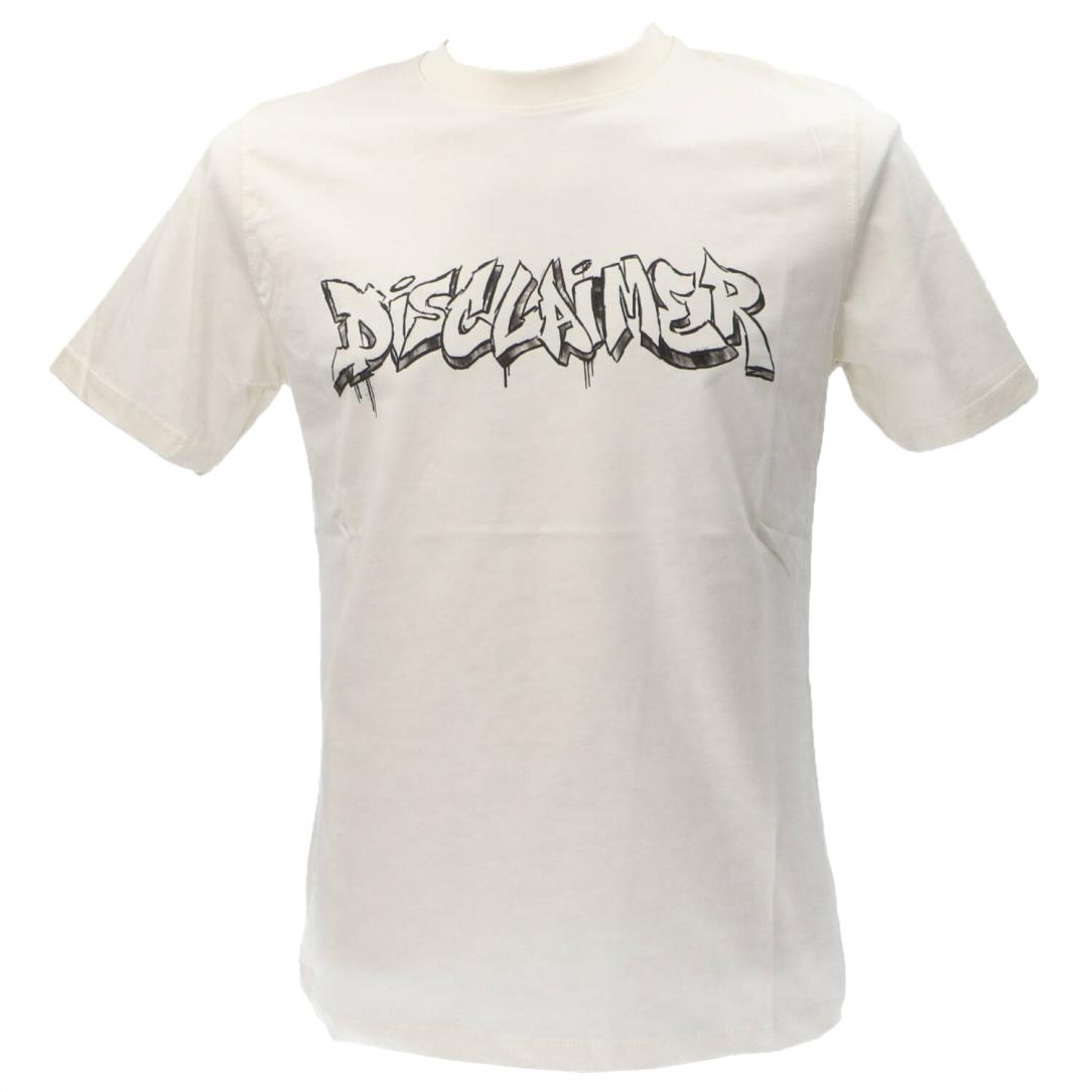 24IDS54521 T-SHIRT Bianco Panna 1