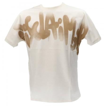 T Shirt Uomo 24IDS54616 GRAFFITI Bianco...