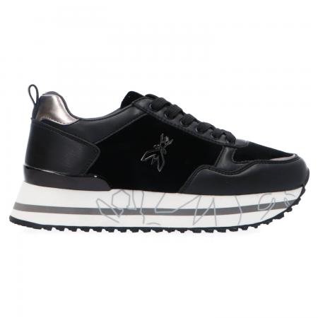 Sneakers Donna Ecoleather tessuto PPJ859 Nero