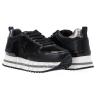 Sneakers Ecoleather tessuto PPJ859 Nero