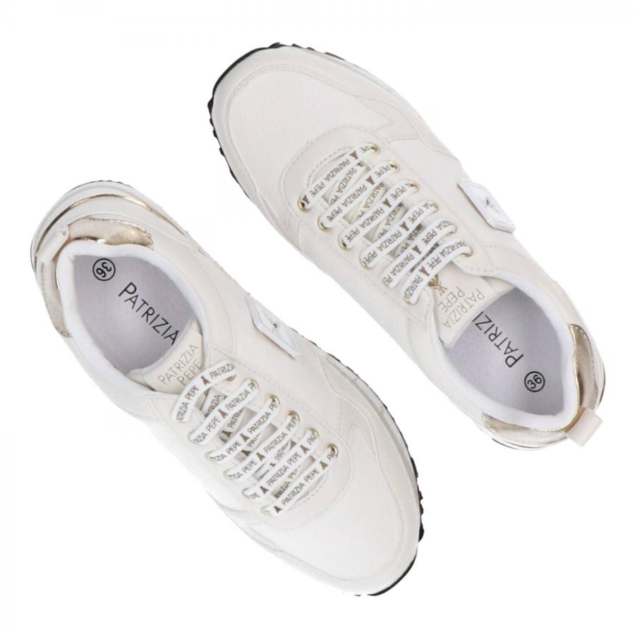 え*こ様 渋谷PARCO購入⭐︎定価８万円⭐︎PATRIZIA PEPE ⭐︎白 Patrizia Pepe Girl Sneakers PPJ811 Platform Bianco