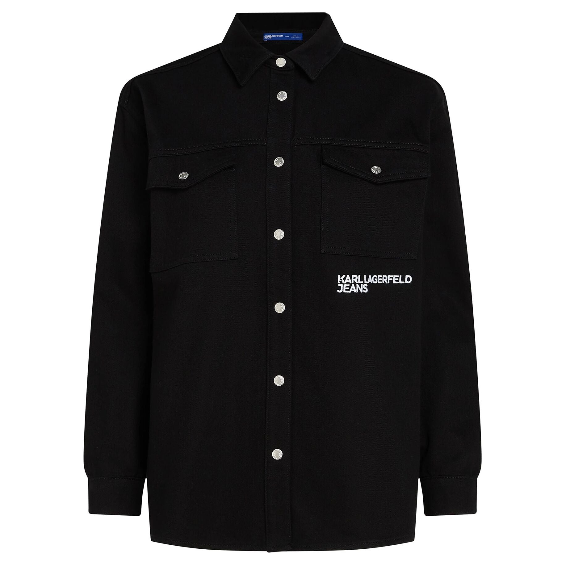 Karl Lagerfeld Camicia Camicia OVERSHIRT 246D1602 Nero
