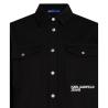 Karl Lagerfeld Camicia Camicia OVERSHIRT 246D1602 Nero - Foto 2
