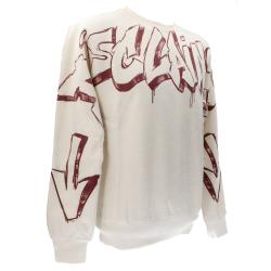 Felpe 24IDS54509 GIROCOLLO Bianco Latte