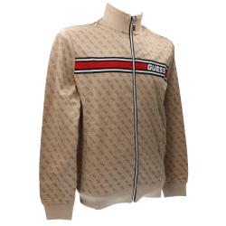Guess Felpe Felpe KORBIN FULL ZIP TRACKSUIT Beige