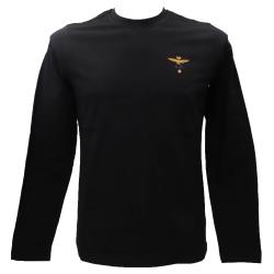 Aeronautica Militare T-shirt T-shirt T-SHIRT ML 2390 Nero