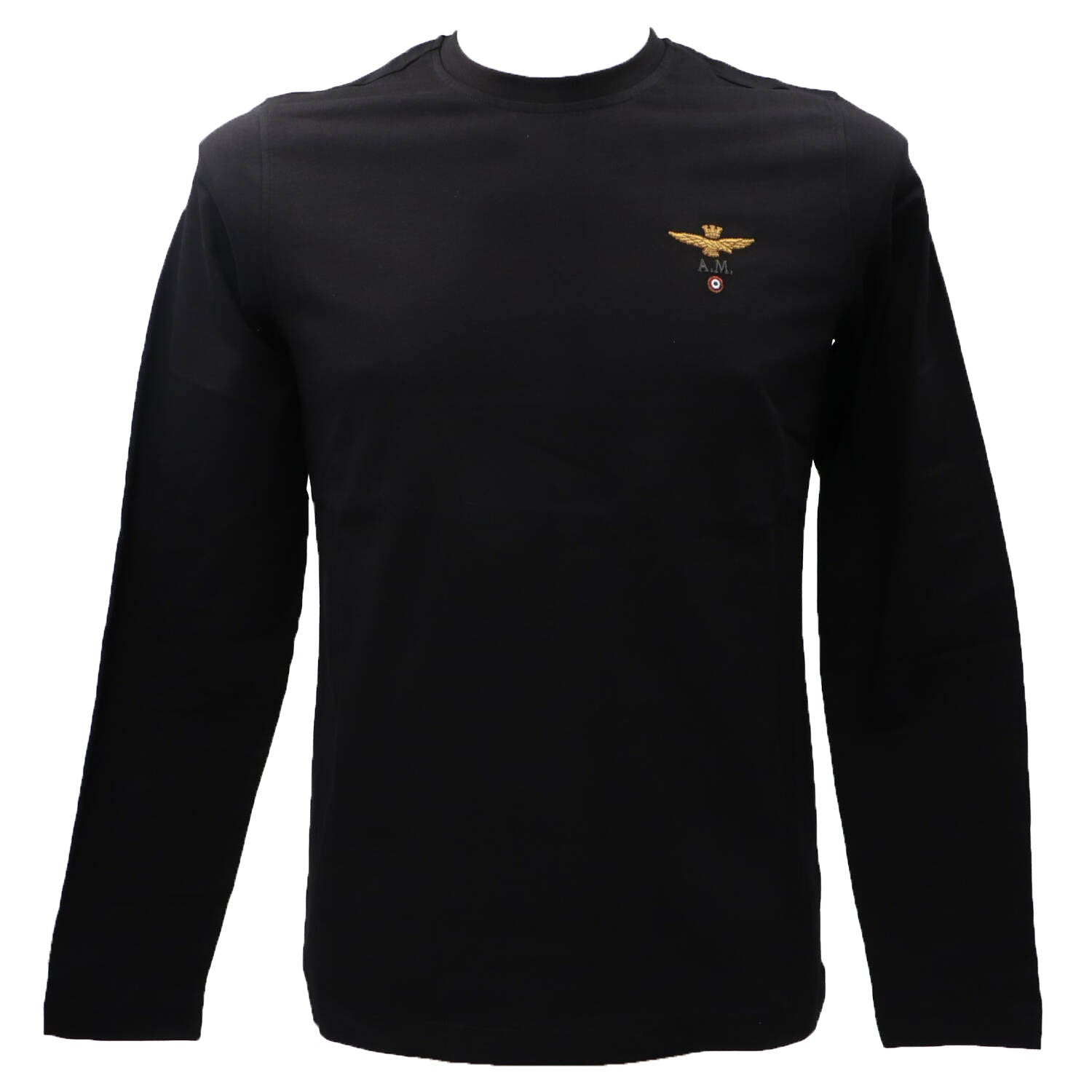 Aeronautica Militare T-shirt T-shirt T-SHIRT ML 2390 Nero