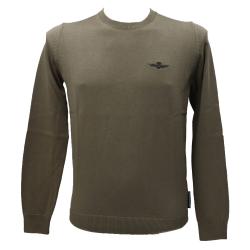 Aeronautica Militare Maglioni Maglioni MAGLIA GIROCOLLO 1502 Verde