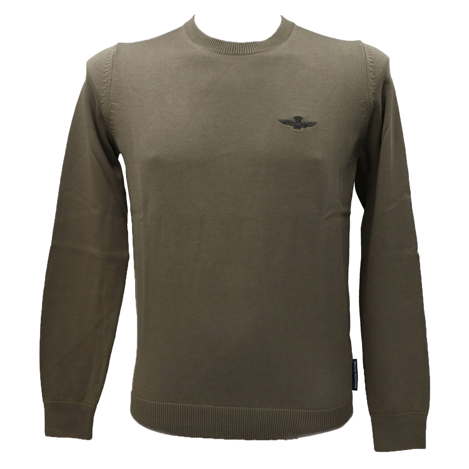 Aeronautica Militare Maglioni Maglioni MAGLIA GIROCOLLO 1502 Verde