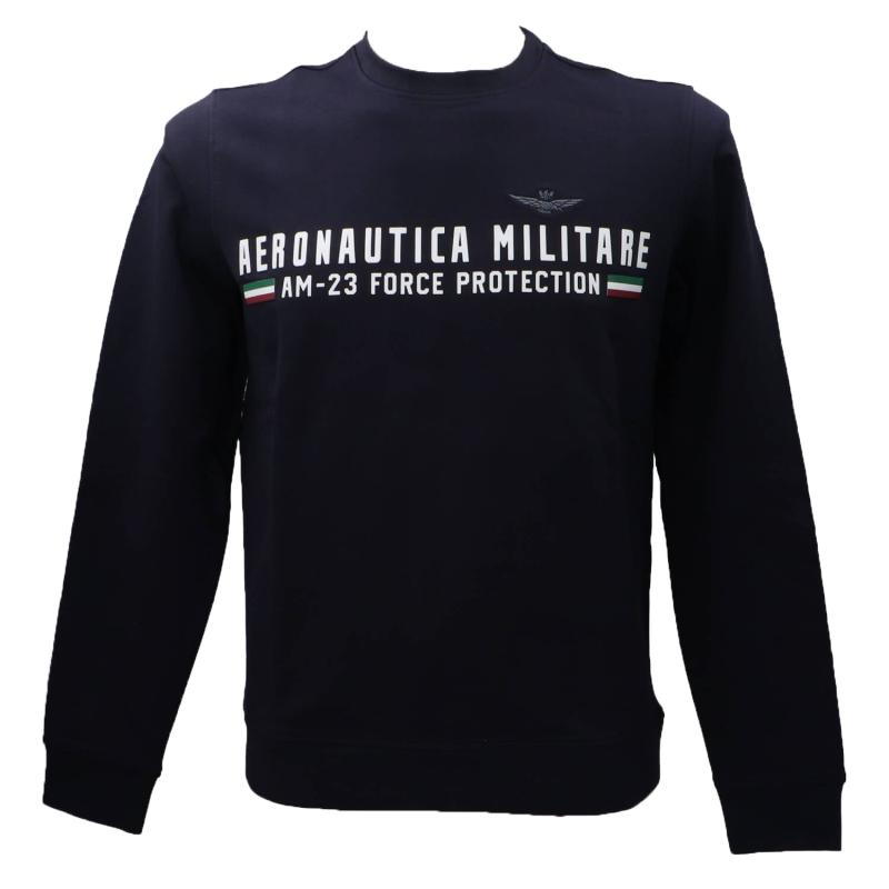 Aeronautica Militare Felpe Felpe FELPA GIROCOLLO 1968 Blu