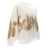 Felpe 24IDS54614 GIROCOLLO FELPA Bianco Latte