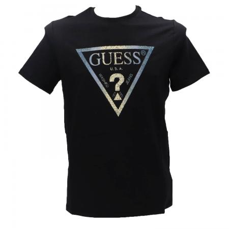 T Shirt Uomo MULTICOL TRIANGLE TEE Nero