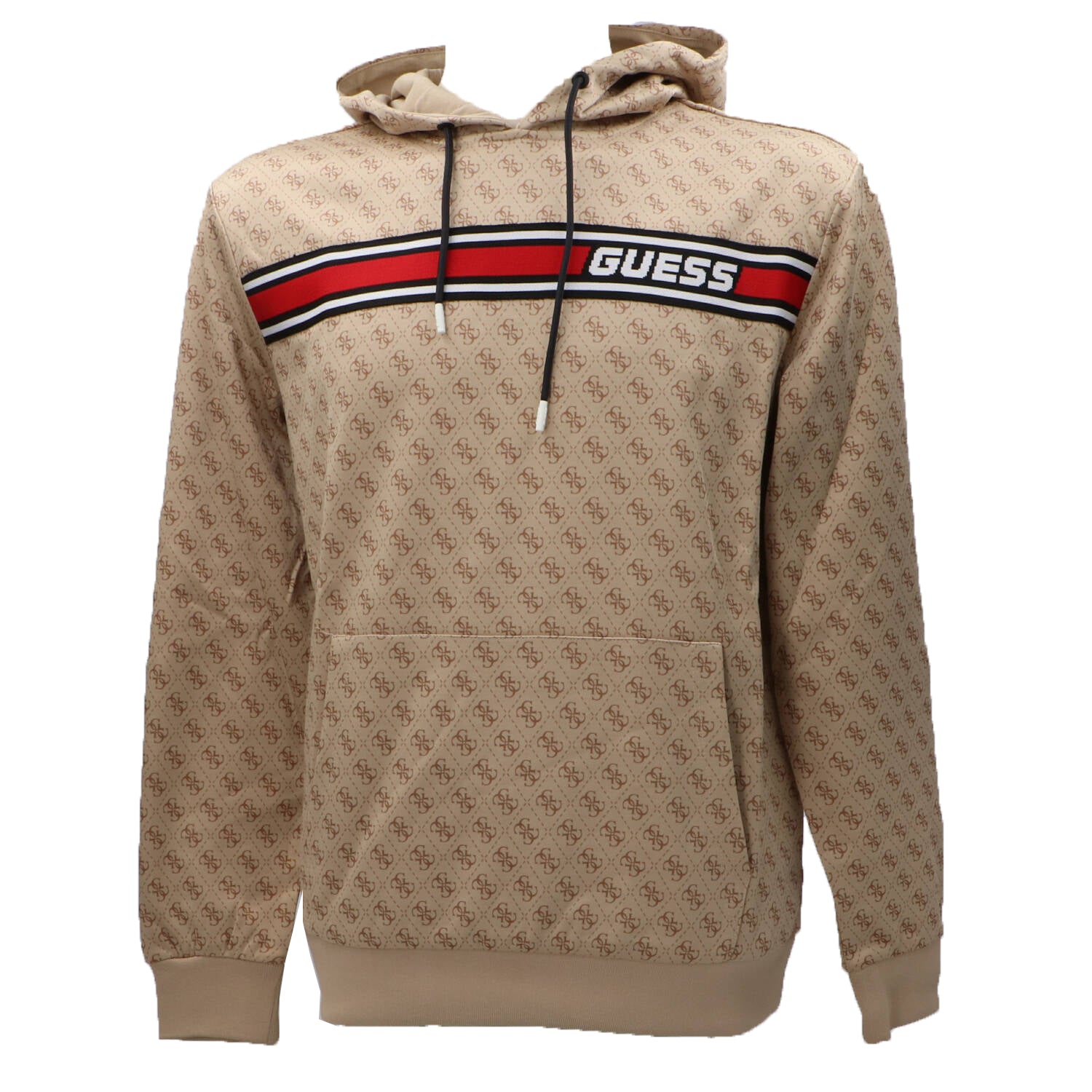 Guess Felpe Felpe NEW KORBIN HOODIE SWEATSHIRT Beige