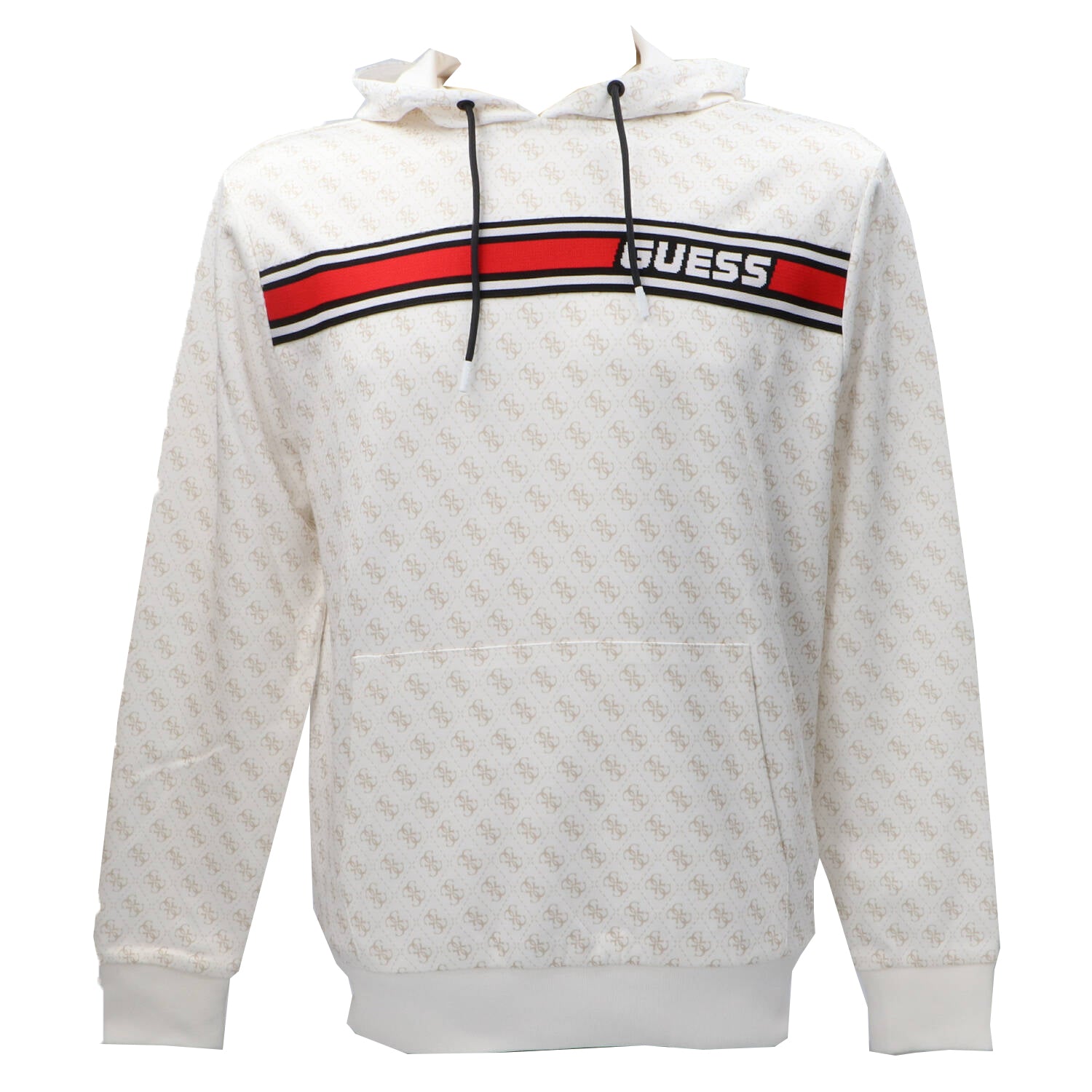 Guess Felpe Felpe NEW KORBIN HOODIE SWEATSHIRT Bianco