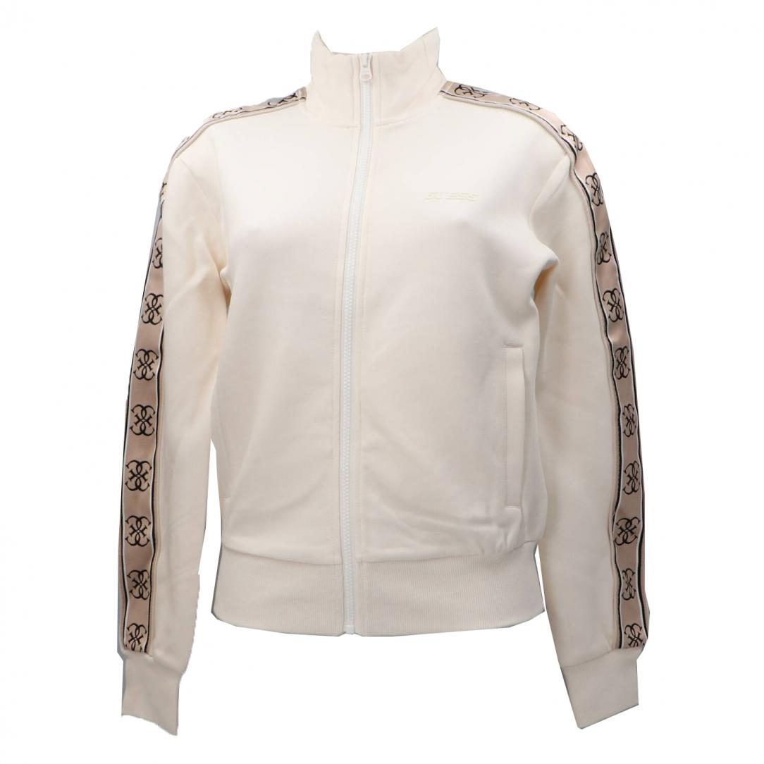 BRITNEY FULL ZIP SWEATSHIRT Beige 1
