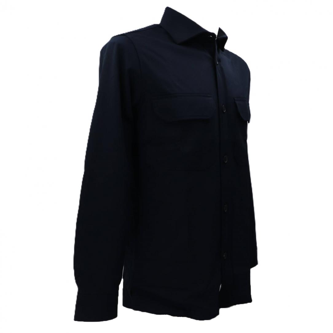 OVER SHIRT J47 Blu 2