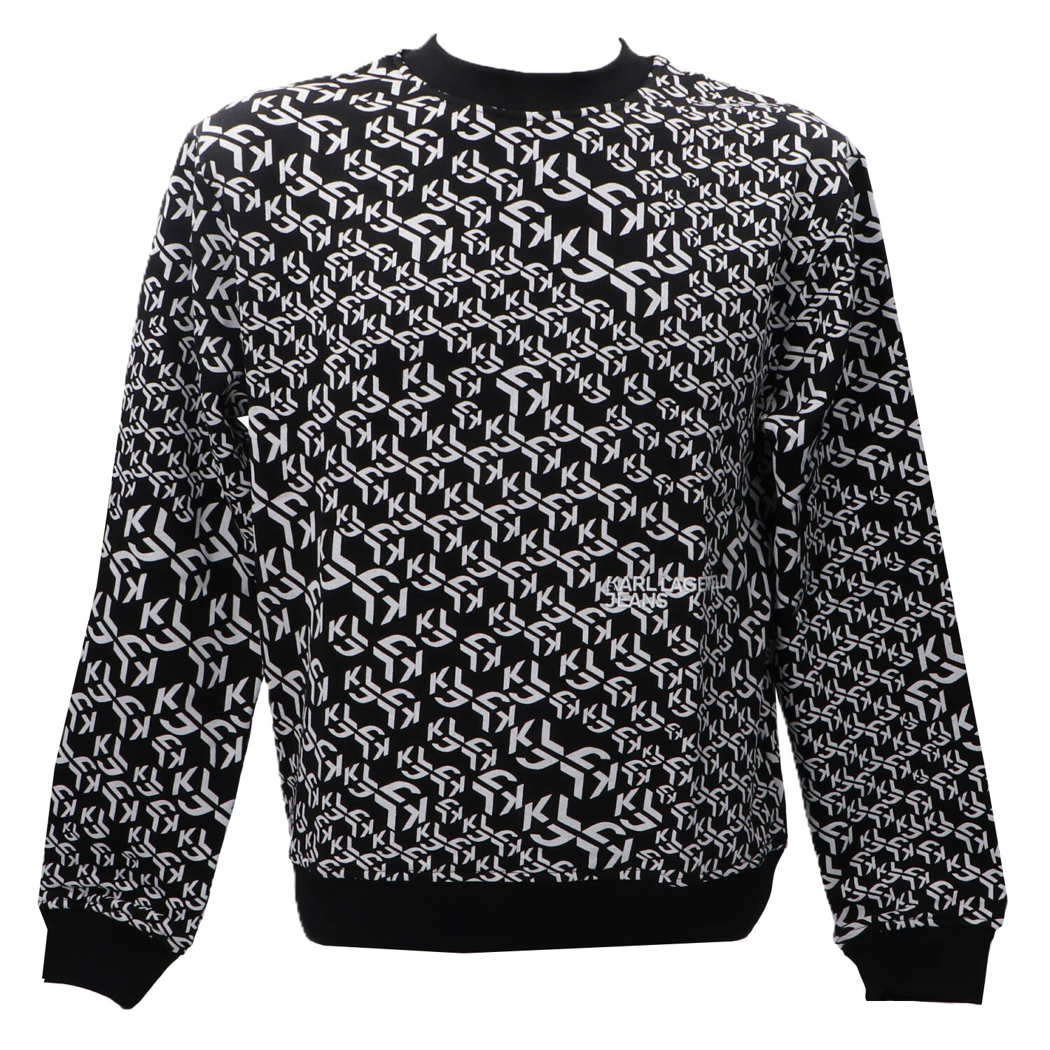 Karl Lagerfeld Felpe Felpe KLJ REG MONOGRAM SWEAT 246D1803 Nero