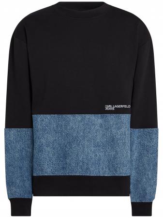 Felpe Uomo RELAXED DENIM MIX SWEAT...