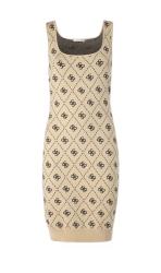 Guess Vestiti Vestiti SARAH 4G DRESS Beige