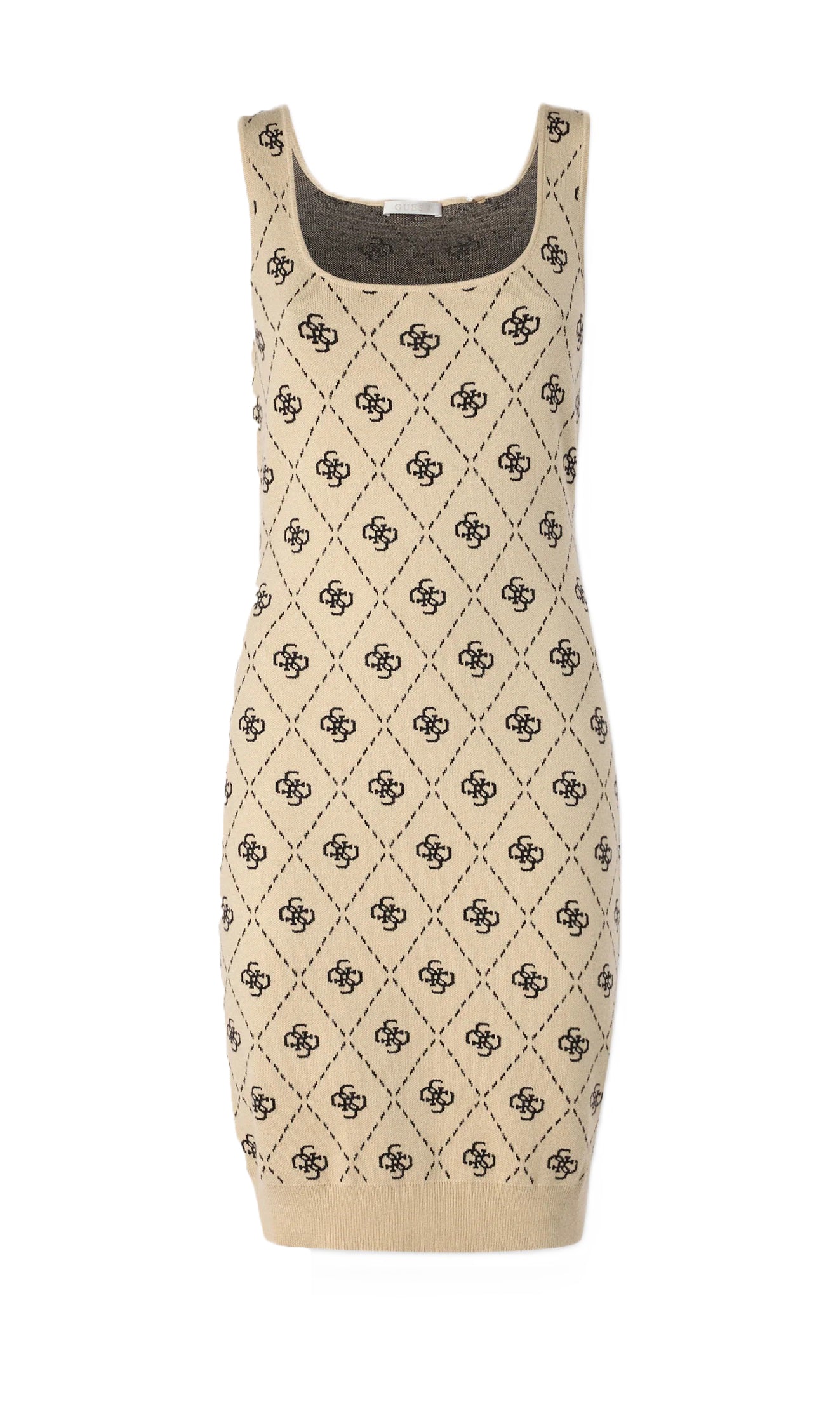 Guess Vestiti Vestiti SARAH 4G DRESS Beige