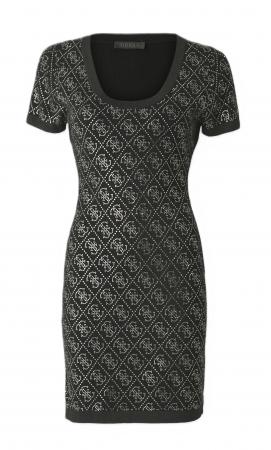 Vestiti Donna PAIGE 4G STONES DRESS Nero