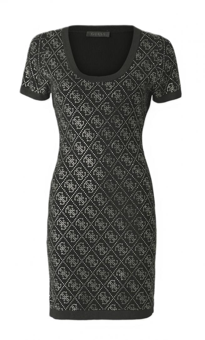 PAIGE 4G STONES DRESS Nero 1