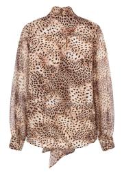 Blusa BRIGITTE BOWED TOP Multicolore