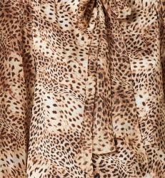 Blusa BRIGITTE BOWED TOP Multicolore