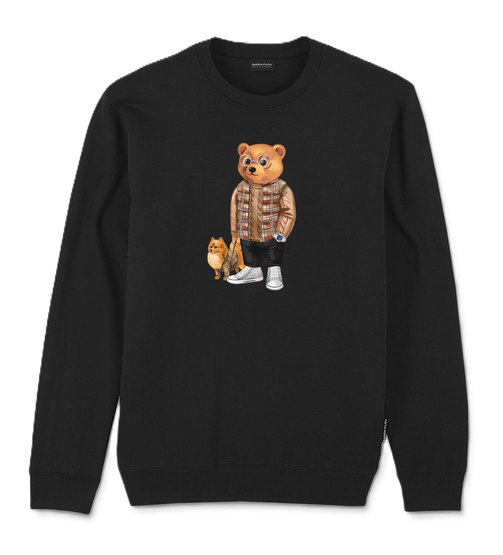 Baron Filou Felpe Felpe FILOU ORGANIC PULLOVER Nero Nero