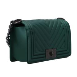 Borse tracolla Flat S_24 Verde scuro