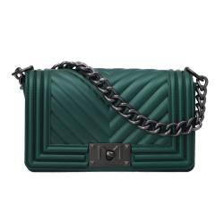 Borse tracolla Flat S_24 Verde scuro