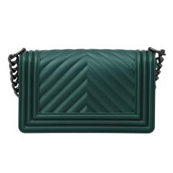 Borse tracolla Flat S_24 Verde scuro