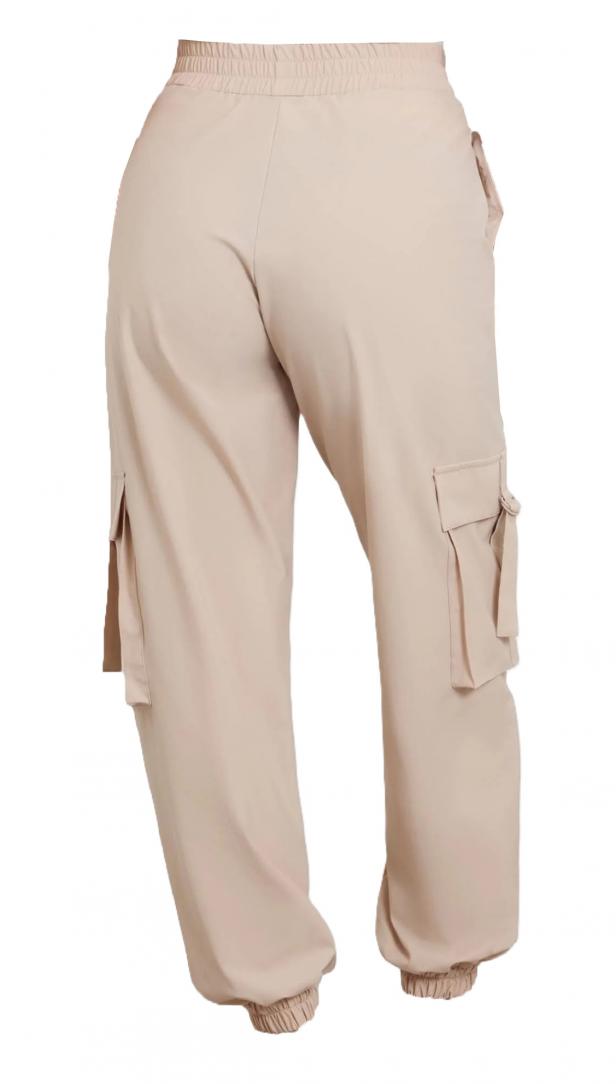 AURELIE CARGO PANTS Beige 3