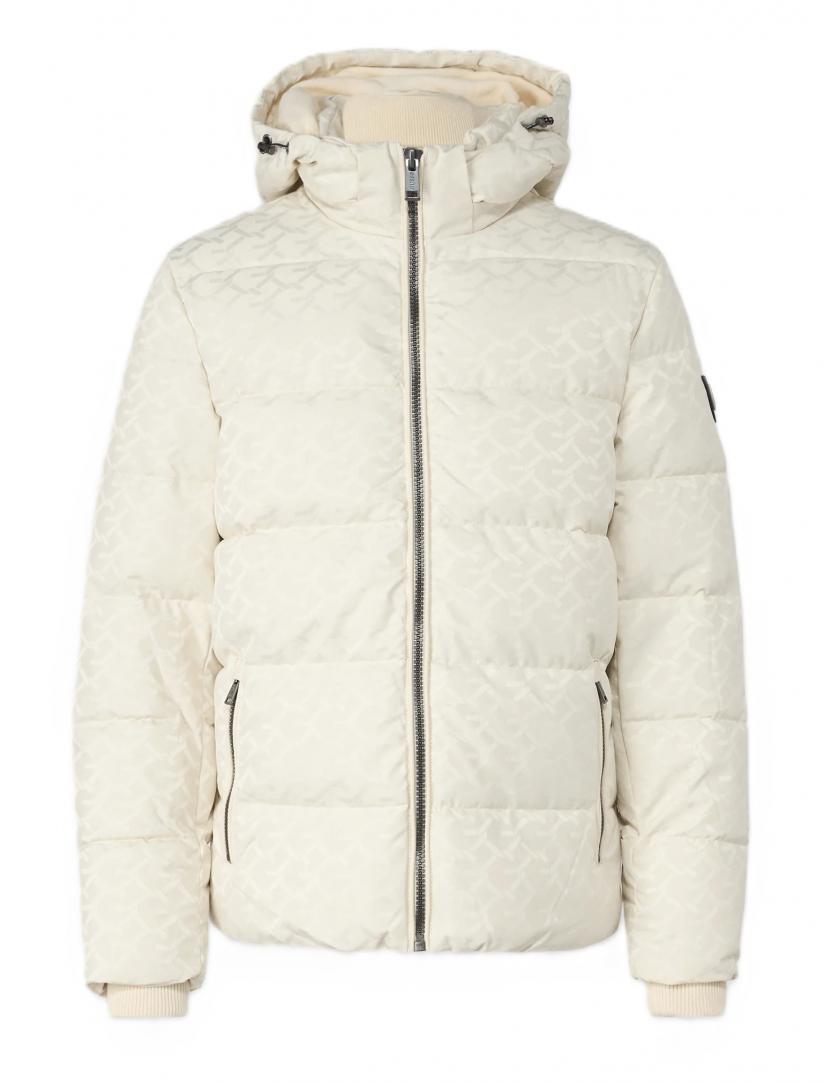 MONOGRAM PUFFA JKT Bianco Panna 1