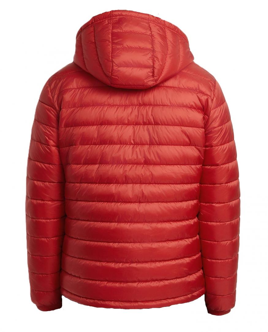 GJ HOODED PUFFER Rosso 3