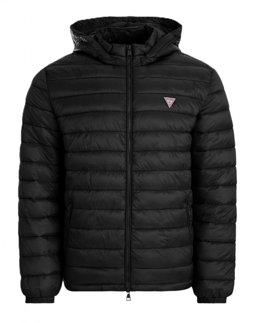 GJ HOODED PUFFER Nero 1