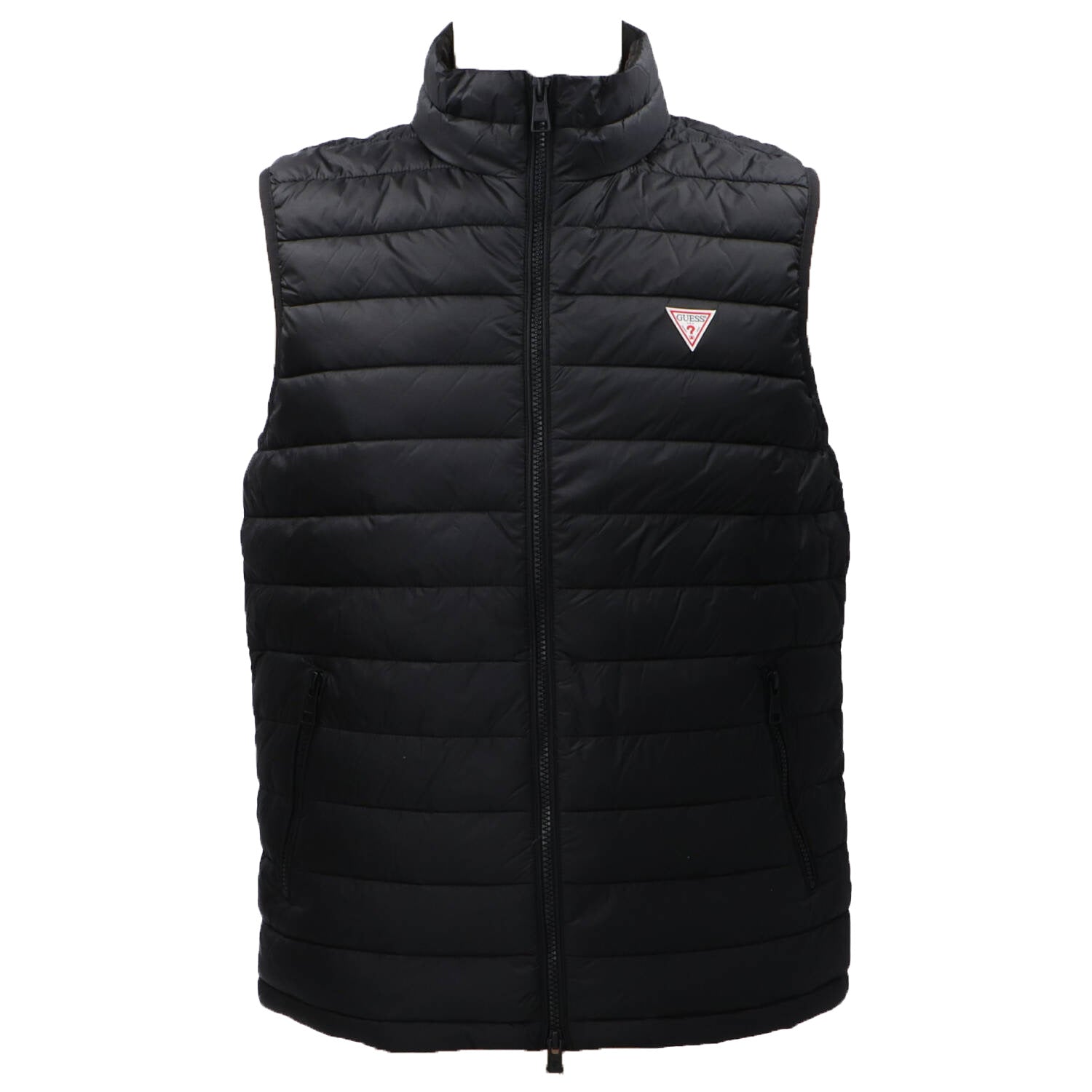 Guess Smanicato Smanicato GJ HODED PUFFER VEST Nero