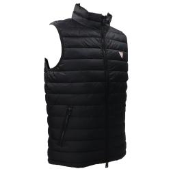 Smanicato GJ HODED PUFFER VEST Nero