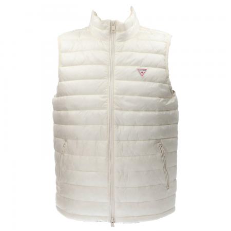 Smanicato Uomo GJ HODED PUFFER VEST Bianco...