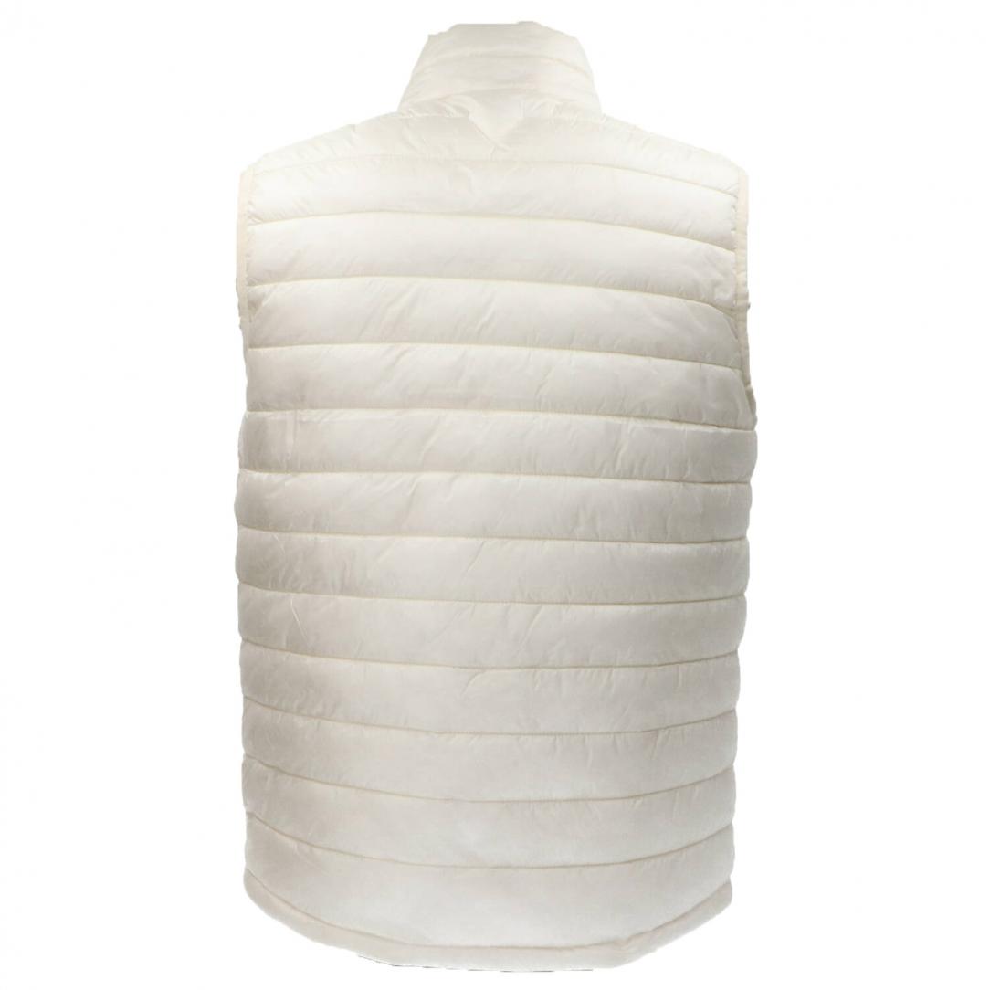 GJ HODED PUFFER VEST Bianco Panna 3